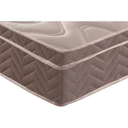 Imagem de Cama Box Baú Solteiro: Colchão Ortopédico Paropas D33 / EP Confort Ultra Firme + Base CRC Suede Brown(88x188)