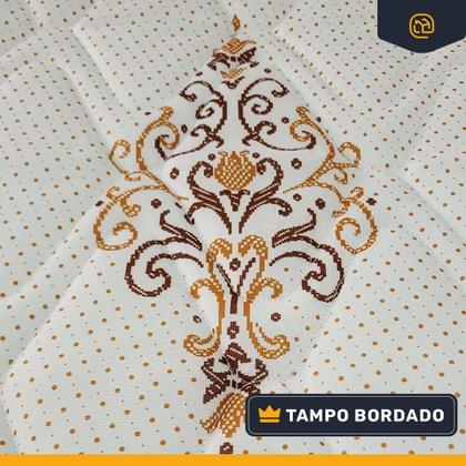 Imagem de Cama Box Baú Solteiro King Branco + Colchão De Molas Ensacadas - Anjos - Classic - 78x188x59cm
