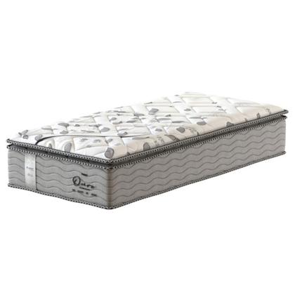 Imagem de Cama Box Baú Solteiro King Preta + Colchão de Molas Ensacadas - Probel - Guarda-Costas Ouro - 96cm