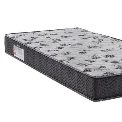 Imagem de Cama Box Baú Solteiro Sintético + Colchão De Espuma D33 - SerenePrime - 88cm Preto