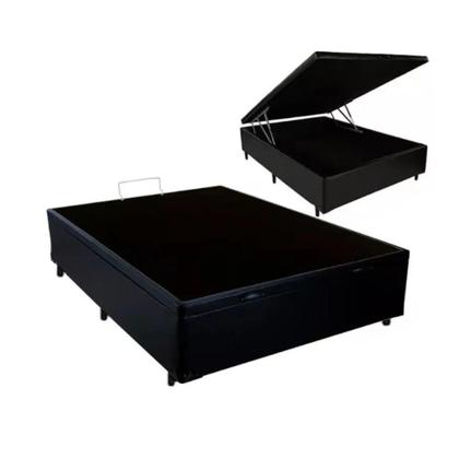 Imagem de Cama Box Baú Viúva + Colchão de Mola Ensacada Individual viúva 22x188x128