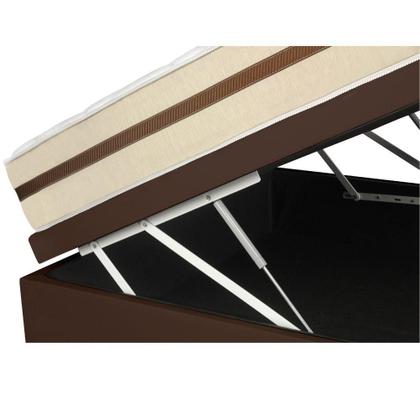 Imagem de Cama Box Baú Viúva + Colchão de Molas Ensacadas - Anjos - Classic 128cm