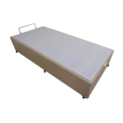 Imagem de Cama Box Baú Viúva Linho Clean (128x188x35) - Castor
