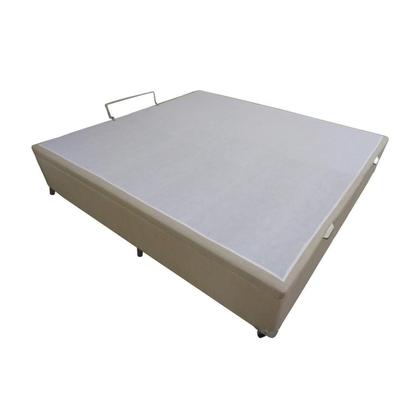 Imagem de Cama Box Baú Viúva Linho Clean (128x188x35) - Castor