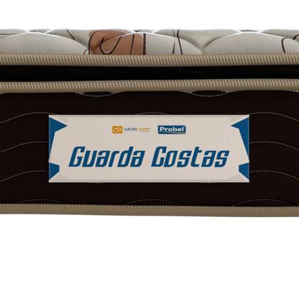 Imagem de Cama Box Baú Viúva Preta + Colchão Espuma D45 - Probel - Guarda-Costas ProForce Plus 128x188x70cm