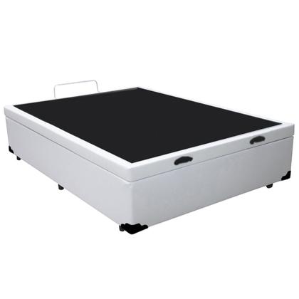 Imagem de Cama Box Baú Viúva SerenePrime Sintético Branco 128x188x44