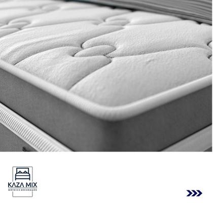 Imagem de Cama Box Bege e Colchão Berlim Molas Ensacadas Queen Probel