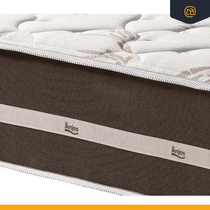 Imagem de Cama Box Bicama com Colchão de Molas Solteiro Anjos Classic Superlastic Com Auxiliar de Molas Unique Solteiro 88 cm