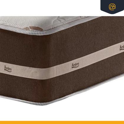 Imagem de Cama Box Bicama com Colchão de Molas Solteiro Anjos Classic Superlastic Com Auxiliar de Molas Unique Solteiro 88 cm