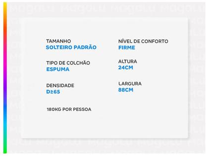 Imagem de Cama Box (Box + Colchão) Solteiro Prorelax 