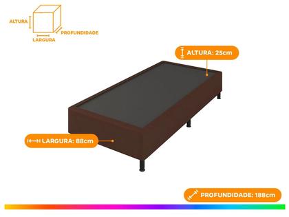 Imagem de Cama Box (Box + Colchão) Solteiro Prorelax 