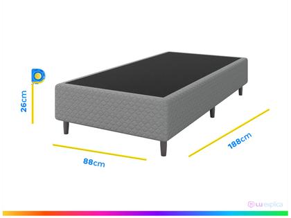 Imagem de Cama Box (Box + Colchão) Solteiro Umaflex