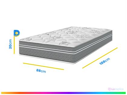 Imagem de Cama Box (Box + Colchão) Solteiro Umaflex