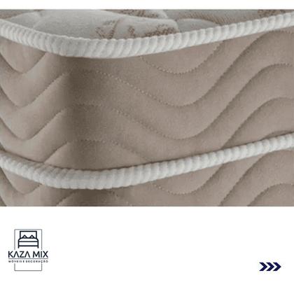 Imagem de Cama Box Branco e Colchão Airtech SpringPocket Viúvo Ortobom