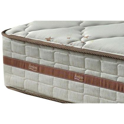 Imagem de Cama Box c/ Auxiliar Solteiro: Colchão D Angelis Anjos Conjunto 3 em 1 ( Box + Courano Branco Ortobom) + ( Anjos Pocket Classic 22cm) (88x188)