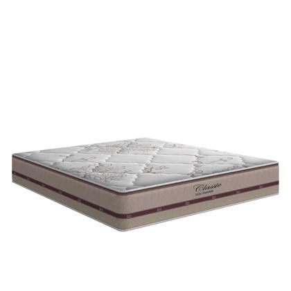 Imagem de Cama Box + Cabeceira Cassis e Colchão Queen - Anjos - Classic Mola Ensacada - 158x198x57cm Preto