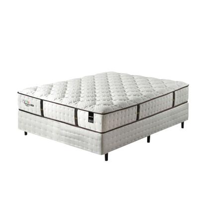 Imagem de Cama Box Casal 138cm Molas Ensacadas Veneza Mobikasa