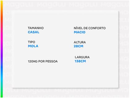 Imagem de Cama Box Casal (Box + Colchão) Plumatex de Mola