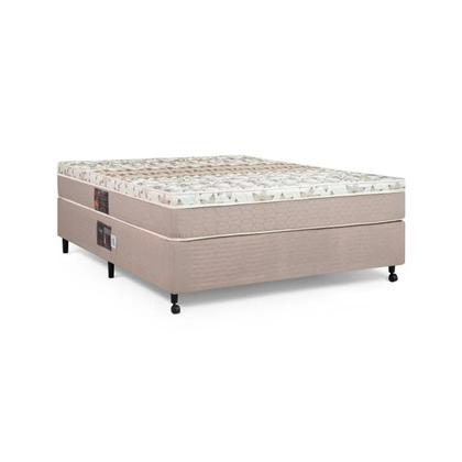 Imagem de Cama Box Casal Castor Class Pocket 138x188x52 + Box Castor