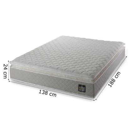 Imagem de Cama Box Casal Colchão D45 Pillow Top Hellen 138x188