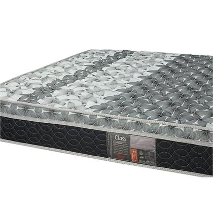 Imagem de Cama Box Casal + Colchão De Molas - Castor - Class Tecnopedic One Face 138x188x60cm