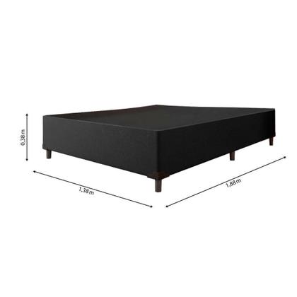 Imagem de Cama Box Casal Colchão Espuma 138X188X50Cm Polar