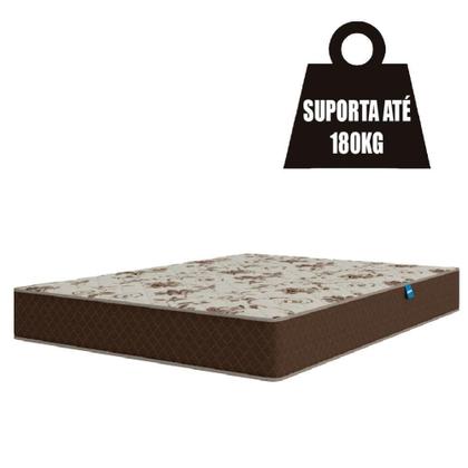 Imagem de Cama Box Casal Colchão Espuma D33 Marquês 138X188X57Cm Marrom Umaflex - Suporta Até 90Kg Por Pessoa