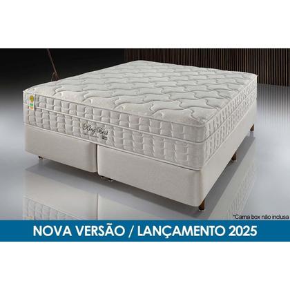 Imagem de Cama Box Casal: Colchão Molas Anjos Superlastic King Best + Base CRC Suede Bege(138x188)