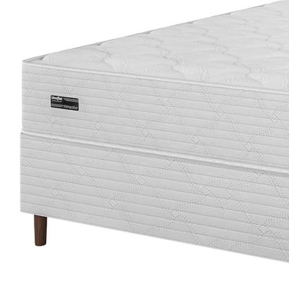 Imagem de CAMA BOX CASAL + COLCHÃO MOLAS ENSACADAS ATTRACTIVE UMAFLEX (138x188x63CM) BRANCO