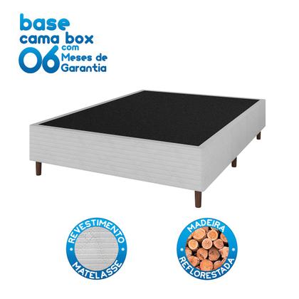Imagem de CAMA BOX CASAL + COLCHÃO MOLAS ENSACADAS ATTRACTIVE UMAFLEX (138x188x63CM) BRANCO