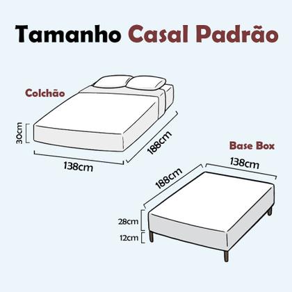 Imagem de Cama Box Casal + Colchão Molas Ensacadas Luare Europillow 138x188x70cm Full - Maestro Colchões
