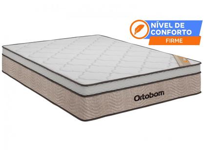 Imagem de Cama Box Casal com Baú (Box + Colchão) Ortobom