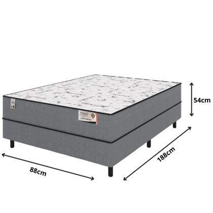Imagem de Cama Box Casal Conjugado Espuma 138x188x54 Plumatex