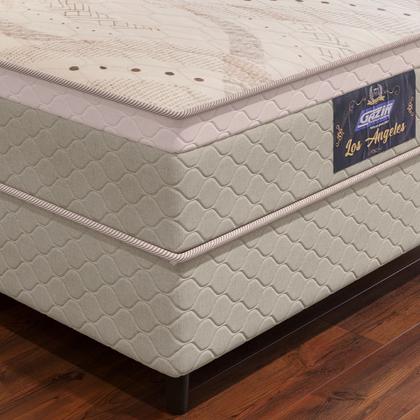 Imagem de Cama Box Casal Gazin Los Angeles Plus Molas Ensacadas Soft Pillow 138x188x66cm