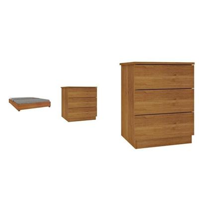 Imagem de Cama Box Casal Mônaco e Mesa de Cabeceira Veronna