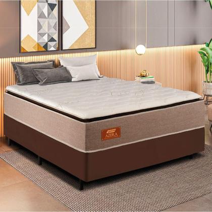 Cama Box Casal Queen Gazin Colchão Com Molas Ensacadas Azera