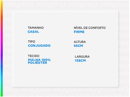 Imagem de Cama Box Casal Reconflex Conjugada de Mola