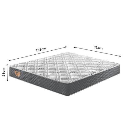 Imagem de Cama Box Casal Reforçado 138x188x38cm e Colchão Adapto Molas Ensacadas B&G