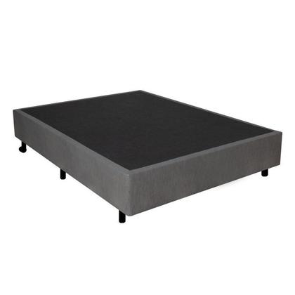 Imagem de Cama Box Casal Reforçado 138x188x38cm e Colchão Adapto Molas Ensacadas B&G