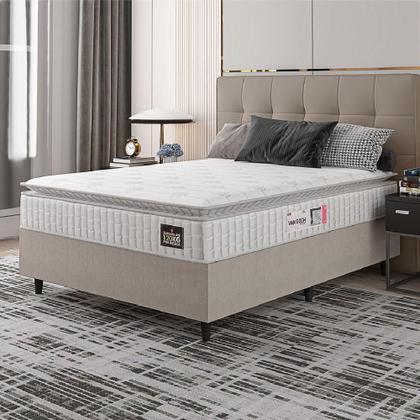 Imagem de Cama Box Colchão Casal Espuma D33 Vangogh Pillow Top