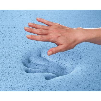 Imagem de Cama Box Colchão Casal King Size com Molas Ensacadas e Espuma Visco Gel Blue Sea Anjos