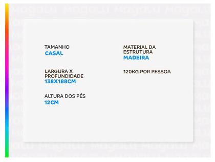 Imagem de Cama Box + Colchão Casal Prorelax de Molas