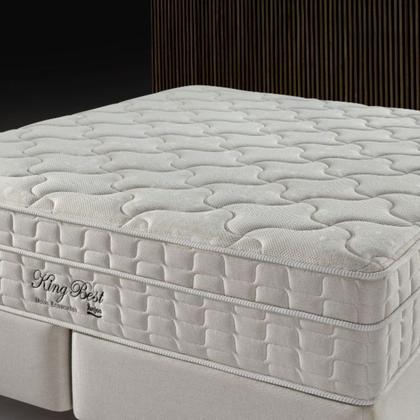Imagem de Cama Box Colchão Casal Queen King Best Molas Ensacadas 158x198x70cm Anjos