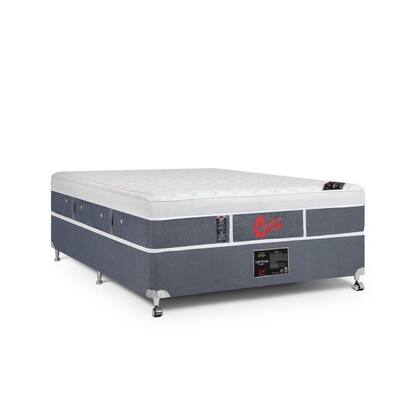 Imagem de Cama Box + Colchão Castor Casal Plush Light Stress 138x188x74cm (Padrão)