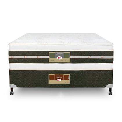 Imagem de Cama Box + Colchão Castor Casal Silver Star Air Double Face Tenopedic 138x188x61cm