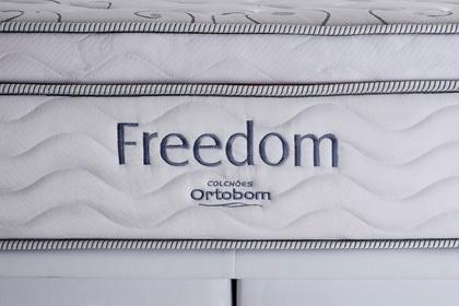 Imagem de Cama box + Colchão Freedom Casal (138x188) - Ortobom