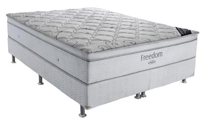 Imagem de Cama box + Colchão Freedom Super King (193x203) - Ortobom