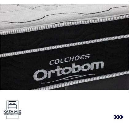 Imagem de Cama + Box Colchão King com Molas Ensacadas Ortobom EuroPillow Elegant