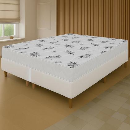 Imagem de Cama Box Colchão Queen Size Castelar Espuma D33 158x198x54cm
