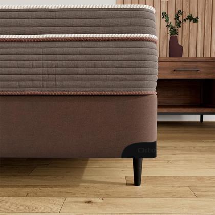 Imagem de Cama box + Colchão Sleep King Casal (138x188) - Ortobom
